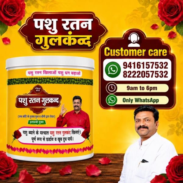pashu ratan gulkand | milk increase & post delivery care for cows & buffaloes ( pack of 3 kg )
