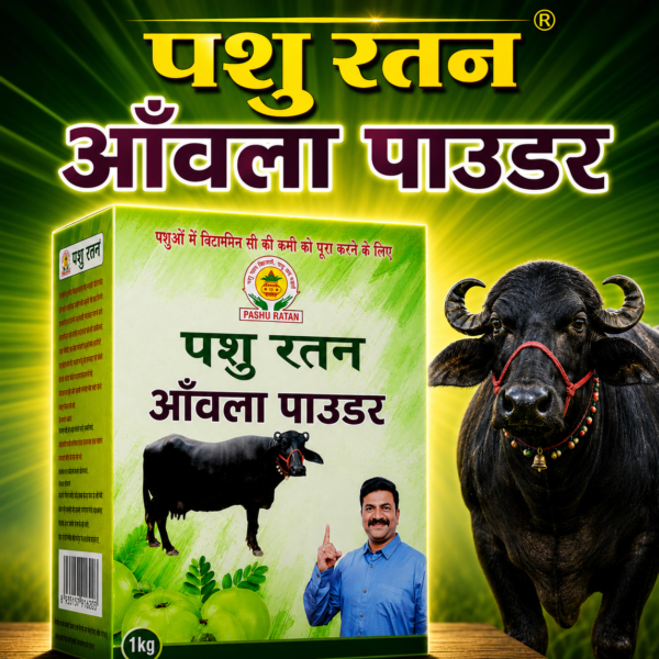 pashu ratan amla powder | boosts vitamin c & protects from infections in cattles